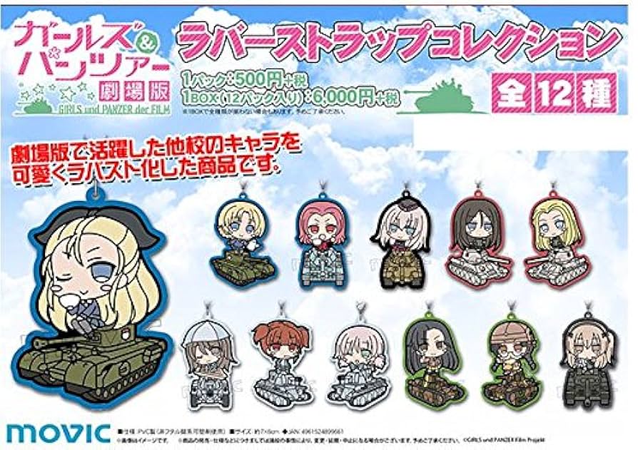 ガールズ&パンツァー ラバーストラップ ガールズ＆パンツァー最終章 第3話 ラバーストラップ